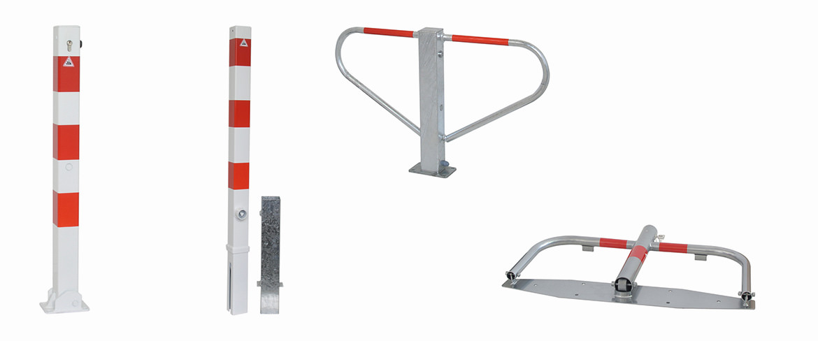 Absperrpfosten / Parkplatzsperren
