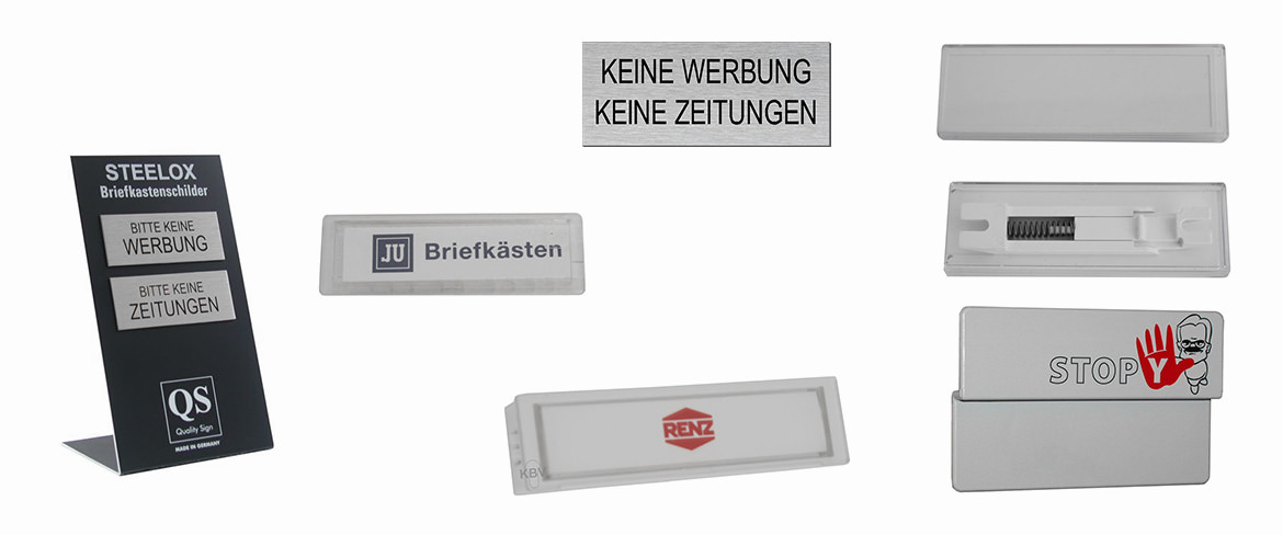 Briefkastenschilder