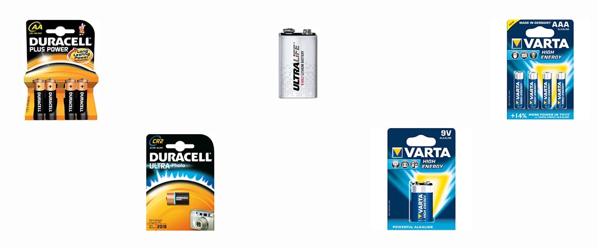 Diverse Batterien